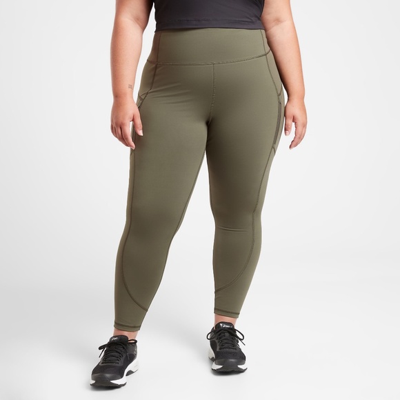 Athleta Rainier Tight in Plush Supersonic - Ancient Forest (Green) 2X - Picture 1 of 7